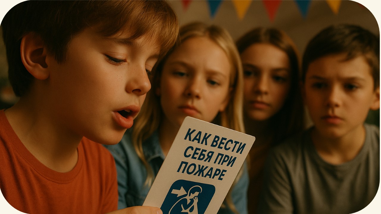Пожарная безопасность для детей